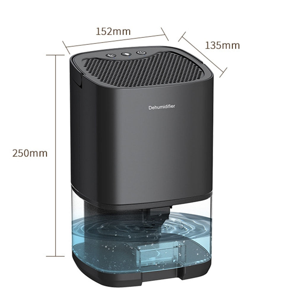 1000ml Dehumidifier With Basic Air Filter 2 in 1 Quiet Moisture Absorbers Cost-Effective Air Dehumidifier For Home Room Kitchen