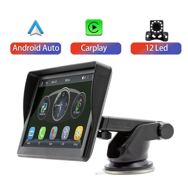 Universal 7-Inch Car Radio Video Player Wireless For Apple and Android Screen