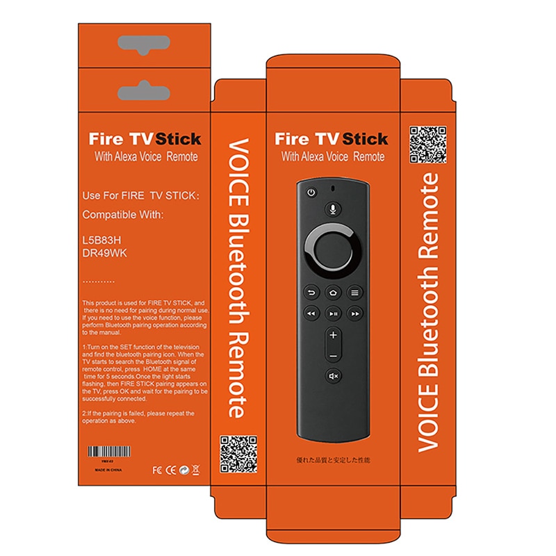Lightweight Remote Control Black Remote Controller Portable Television Remote Control High-quality Voice Search Led Audio Device