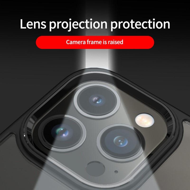 Luxury Clear HD Phone Case For iPhone 14 13 12 11 Pro Max Funda Magnetic Magsafe Wireless Charging Shockproof Hybrid Armor Cover