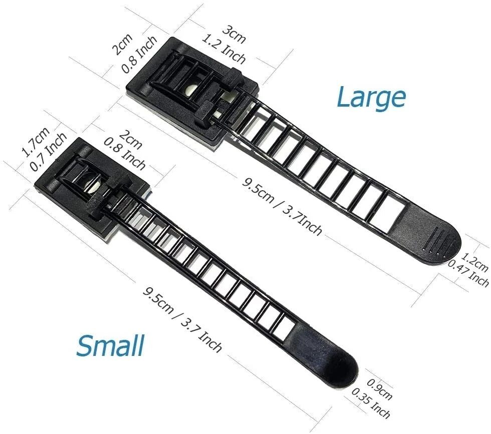Adjustable Cable Organizer Wire Winder Clip Earphone Holder Self Adhesive Mouse Keyboard Cord Management USB Charger Protector