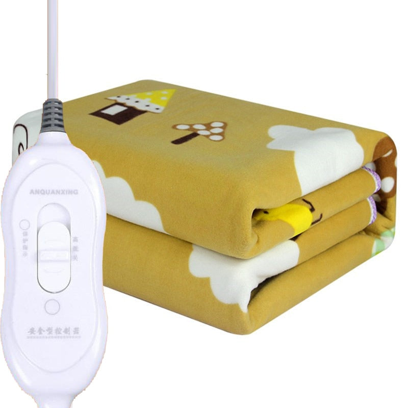 Electric Blanket Heater Body Warm Heated Blanket Single/Double Thermostat Electric Heating Blanket Electric Heating Color Random