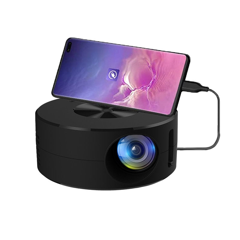 YT200 LED Mobile Video Mini Projector Home Theater Media Projector For Iphone Android
