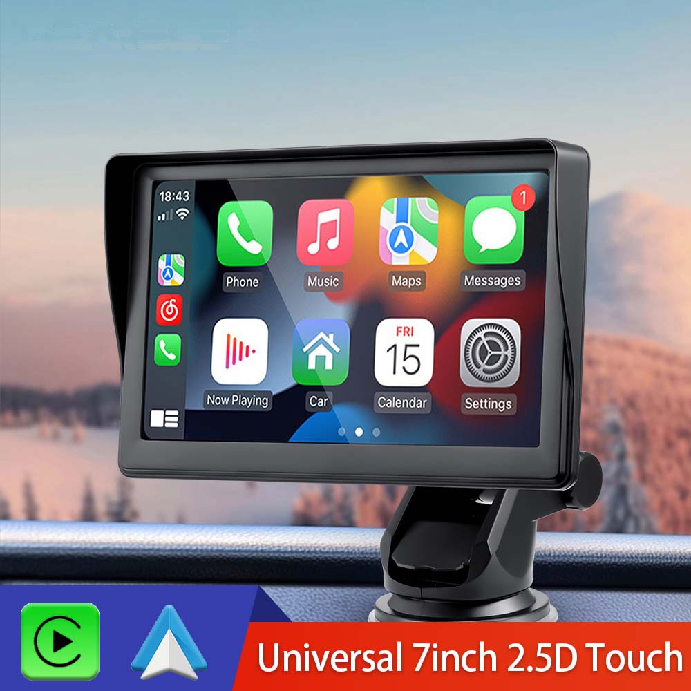 Universal 7-Inch Car Radio Video Player Wireless For Apple and Android Screen